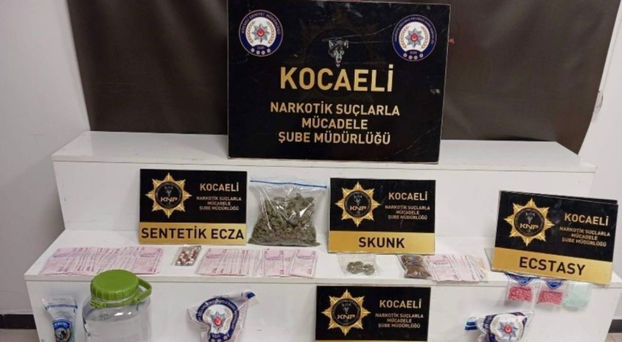 Kocaeli'de uyuşturucu operasyonu: 2 tutuklama