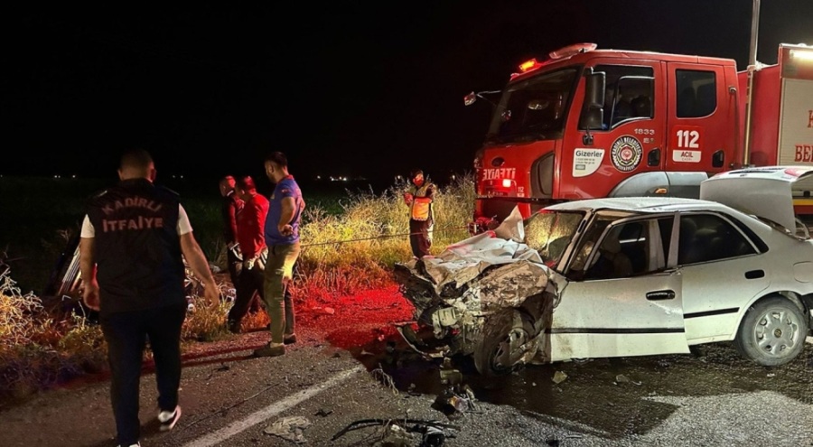 2 otomobil çarpıştı! 2 can kaybı, 2 yaralı