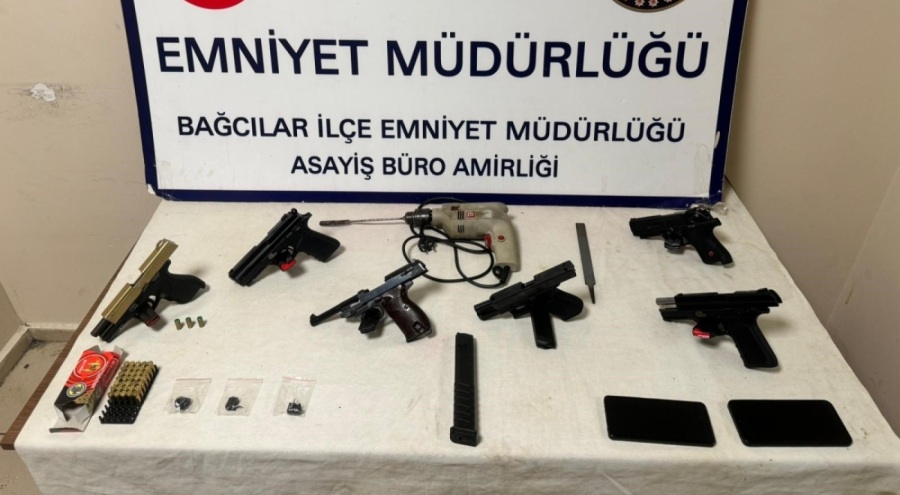 Bağcılar'da yasa dışı silah ticareti operasyonu