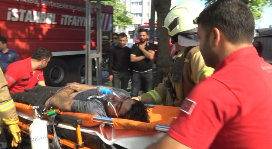 Mobilya fabrikasında yangın