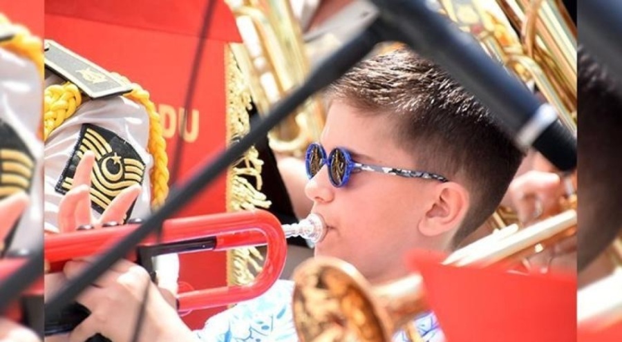 Edirne'de askeri bando, Doruk'un hayalini gerçekleştirdi