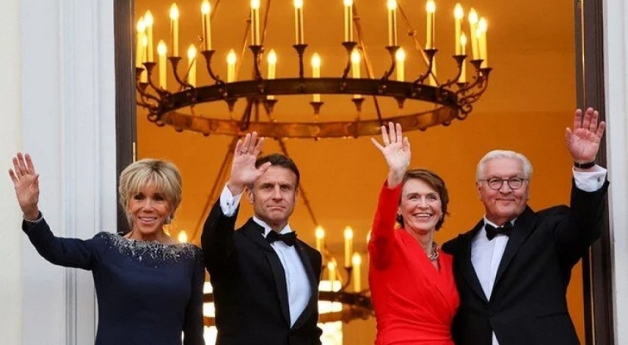 24 yıl sonra ilk: Fransa lideri Macron Almanya'da