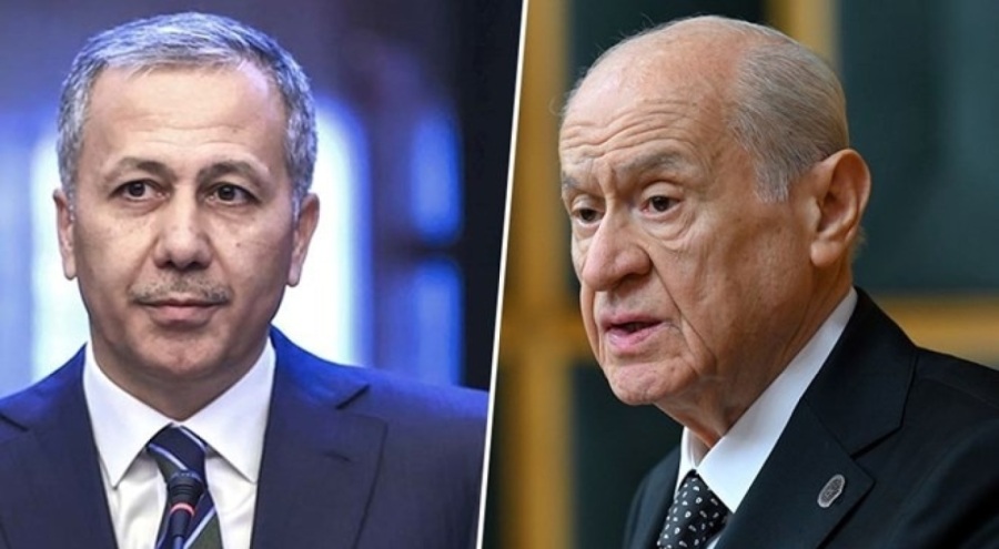 İçişleri Bakanı Yerlikaya, MHP lideri Bahçeli'yi ziyaret etti