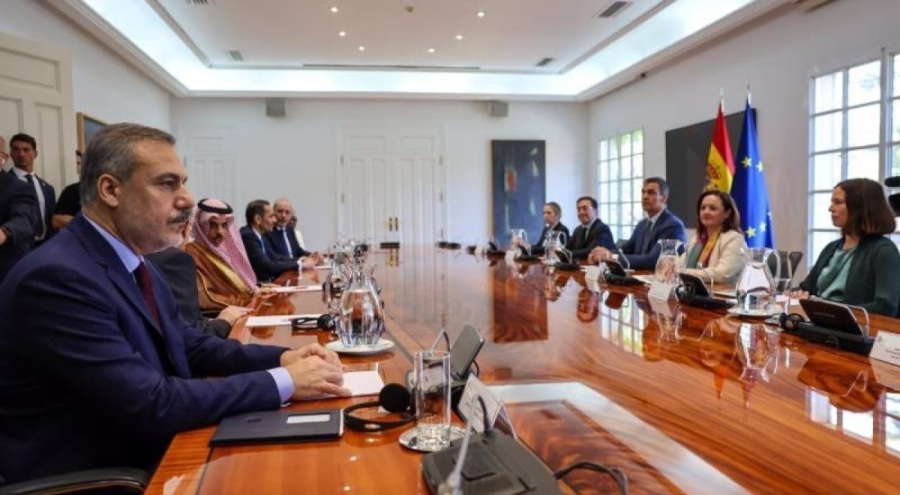 Dışişleri Bakanı Hakan Fidan, Gazze Temas Grubu üyeleriyle Madrid'e gitti
