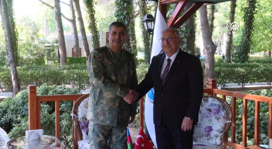 Bakan Güler, Azerbaycanlı mevkidaşı ile görüştü