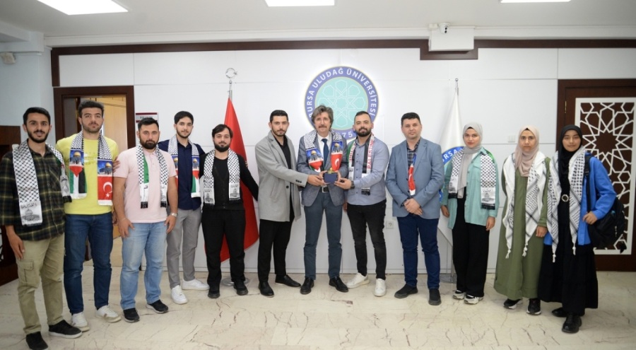 BUÜ Rektörlüğü'nden Filistin desteği