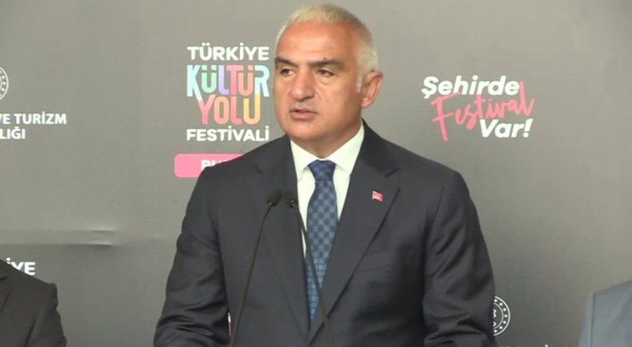 Bakan Ersoy 'Bursa Kültür Yolu Festivali Tanıtım Toplantısı'nda konuştu: Her biri çok önemli, çok değerli