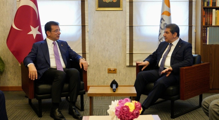 Ekrem İmamoğlu'dan Tevfik Göksu'ya ziyaret