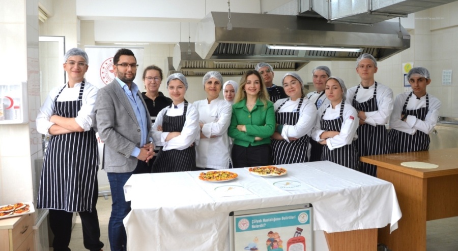Çölyak'lı öğrencilere glütensiz pizza