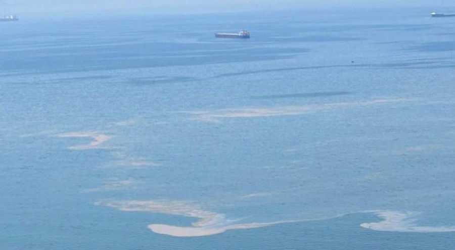 Marmara Denizi'nde endişe yaratan görüntü