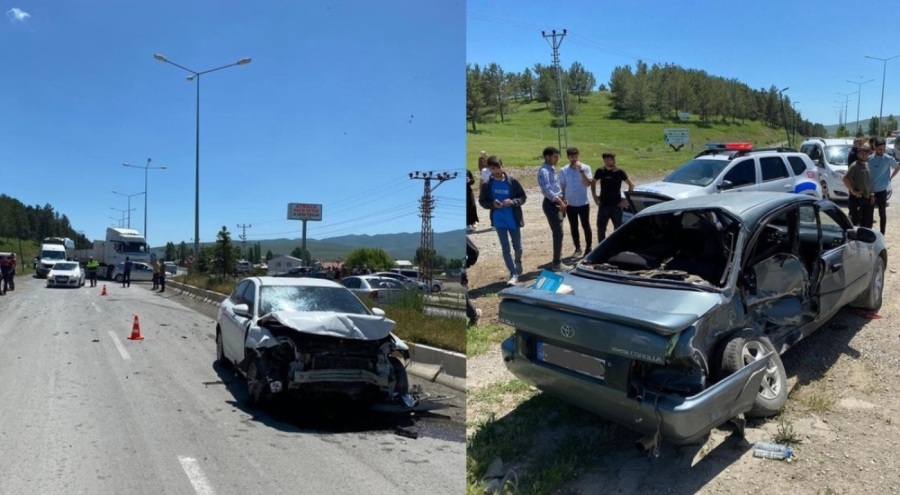 Ağrı'da kaza: 4 kişi yaralandı