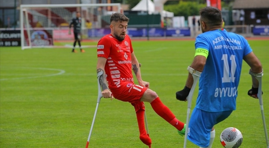 Ampute Milli Futbol Takımı, Azerbaycan'ı 12-1 yendi