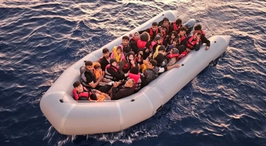 Bodrum açıklarında 31 düzensiz göçmen yakalandı