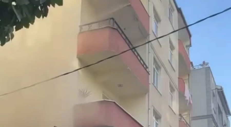 İş yerinde korkutan yangın