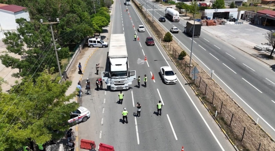 43 ilin geçiş güzergahında denetim