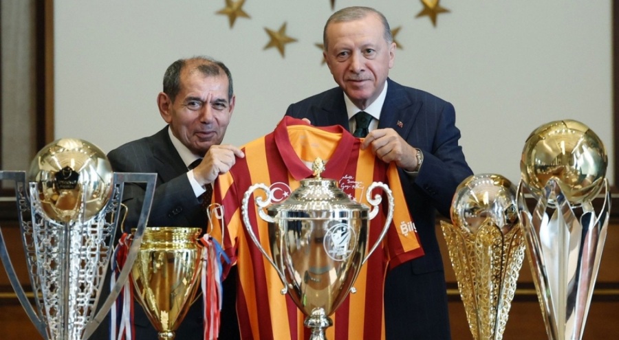 Erdoğan, Galatasaray heyetini kabul etti