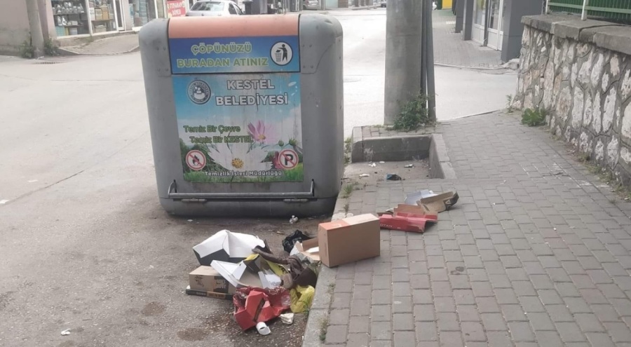 Hava kirliliğinden nefes alamayan Kestel şimdi de çöplerle gündemde!