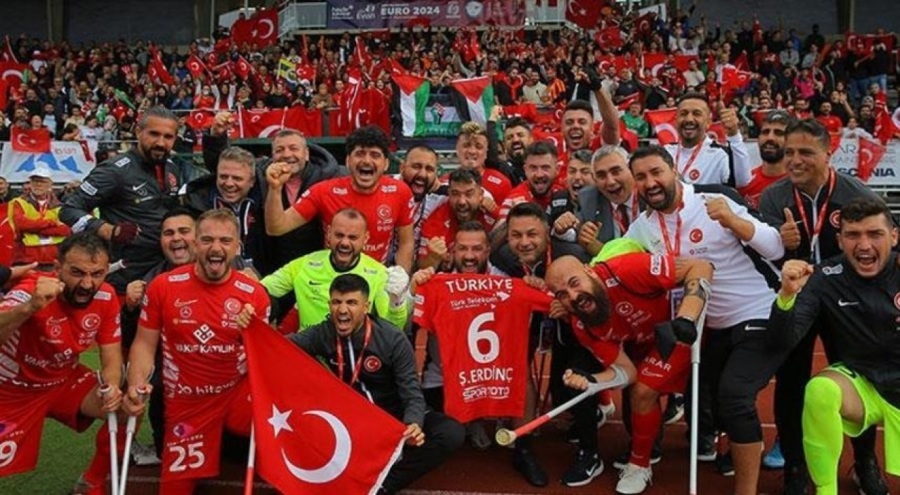 Ampute Milli Futbol Takımı Avrupa şampiyonu oldu!