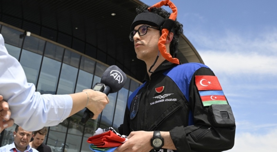 Türkiye'nin ikinci astronotu Atasever'den Filistin'e destek
