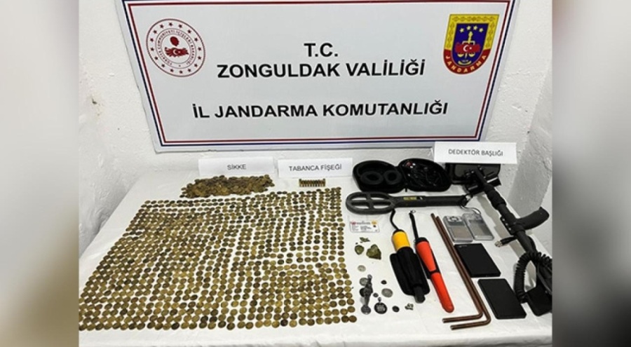 Zonguldak'ta çok sayıda tarihi eser ele geçirildi