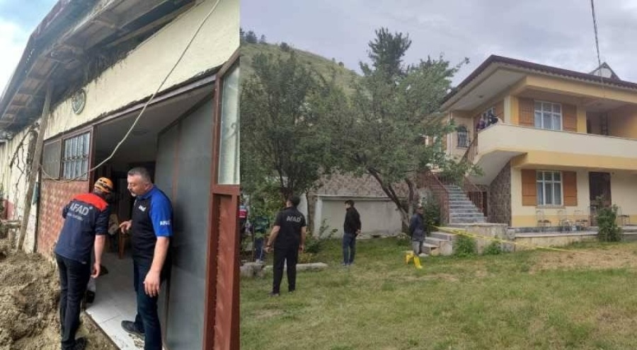 Sivas'ta heyelan riski nedeniyle 5 ev tahliye edildi