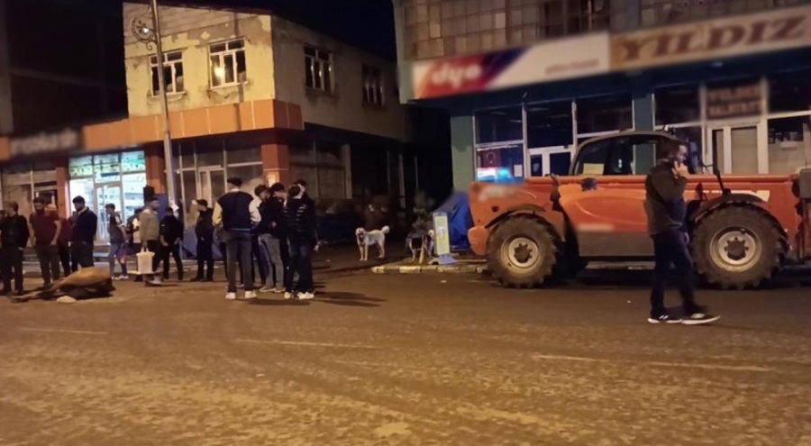 Kuyruğuna plastik kutu bağlanan at kazaya sebep oldu