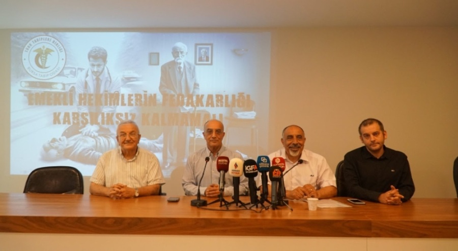 Bursa Tabip Odası'ndan açıklama: Emekli hekimler geçinemiyor