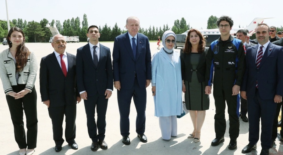 Erdoğan, astronot Atasever'i kabul etti