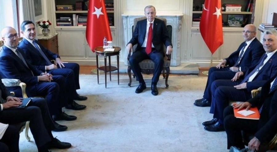 Cumhurbaşkanı Erdoğan, BBVA İcra Kurulu Başkanı Vila'yı kabul etti