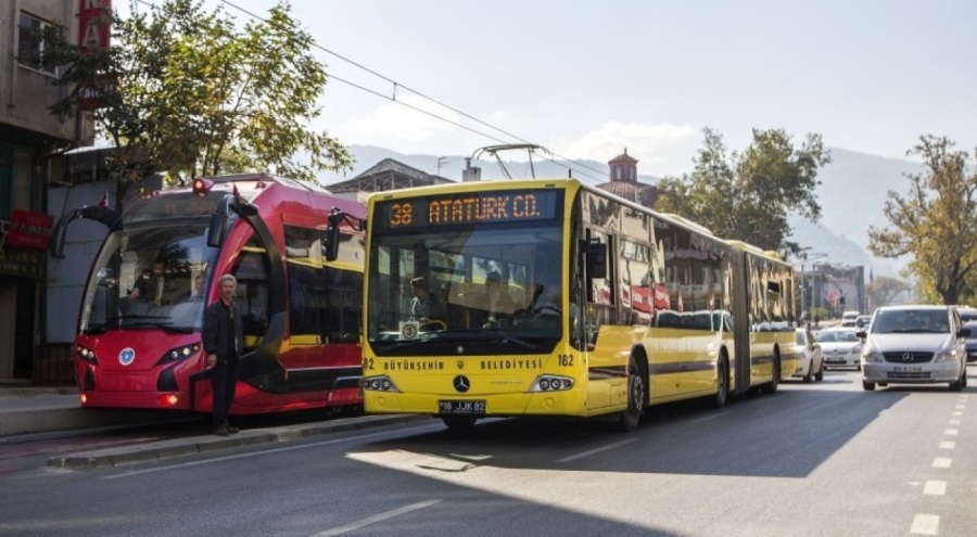 Bursa'da 4 günlük Kurban Bayramı'nda ulaşım ücretsiz