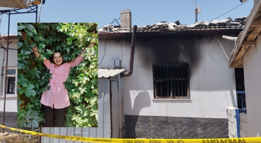14 yaşındaki Merve evde çıkan yangında hayatını kaybetti