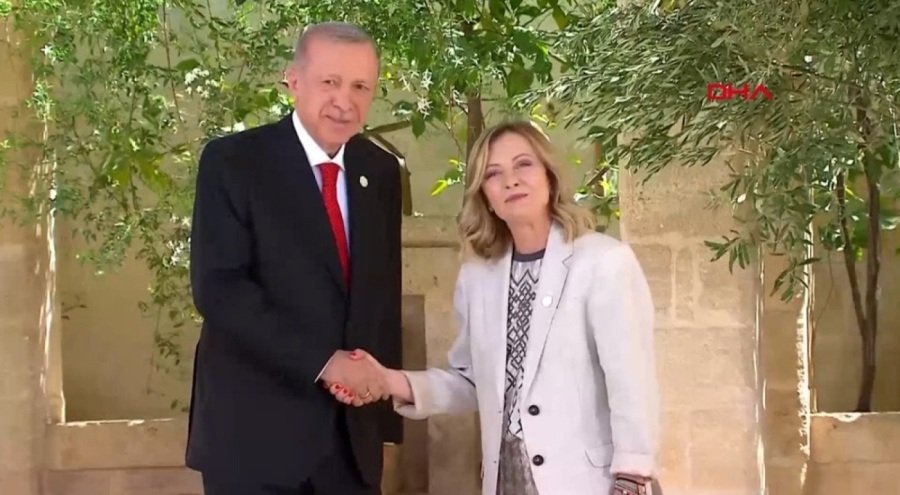 Cumhurbaşkanı Erdoğan G7 için İtalya'da!