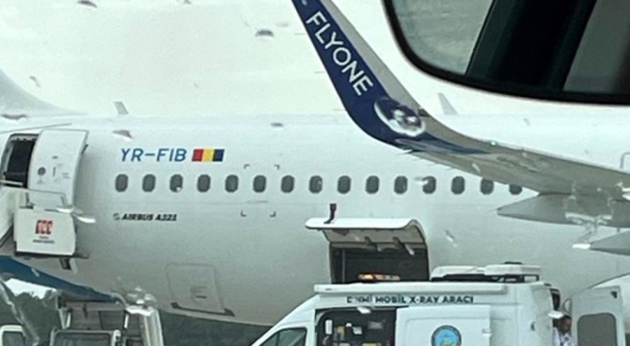 Uçakta bomba ihbarı asılsız çıktı