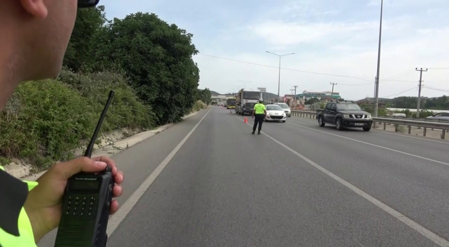 Bursa'da yardıma geldi, radardan kaçamadı!