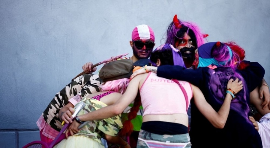 G7 zirvesinde Gazze protestosu