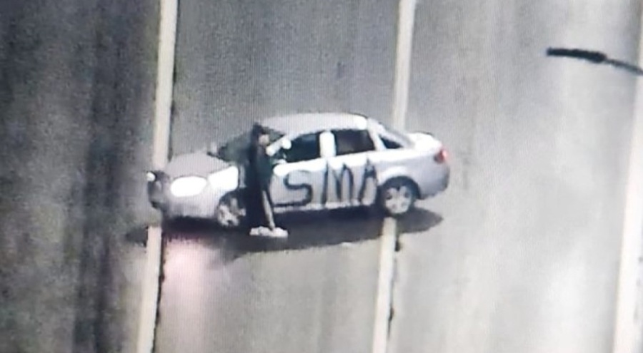 15 Temmuz Şehitler Köprüsü'nde SMA yazılı araçla eylem: İfadesi ortaya çıktı