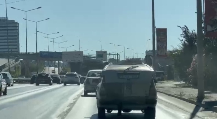 Bursa'da tehlikeli yolculuk!