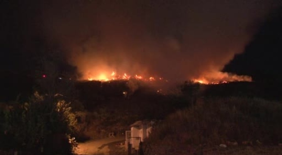 Sarıyer'de otluk alanda yangın: Söndürme çalışmaları sürüyor