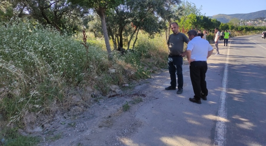 Bursa'da, şarampole devrilen motosikletin sürücüsü hayatını kaybetti