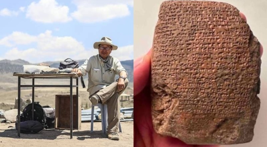 Japon arkeolog Kırıkkale'de Hititlere ait 3500 yıllık gizemli tablet buldu