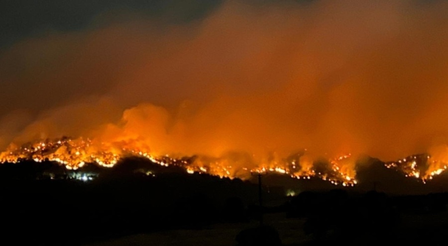 Uşak'ta çıkan orman yangınına müdahalede 28 saat geride kaldı