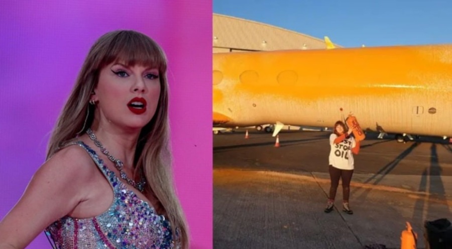 İklim aktivistleri Taylor Swift'i hedef aldı