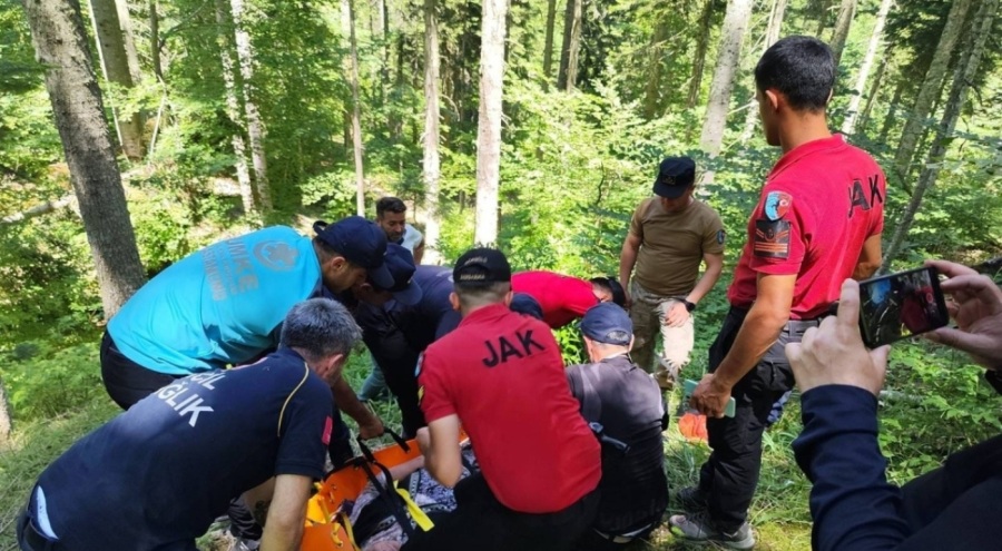 9 gündür kayıp kadın sağ olarak ormanda bulundu