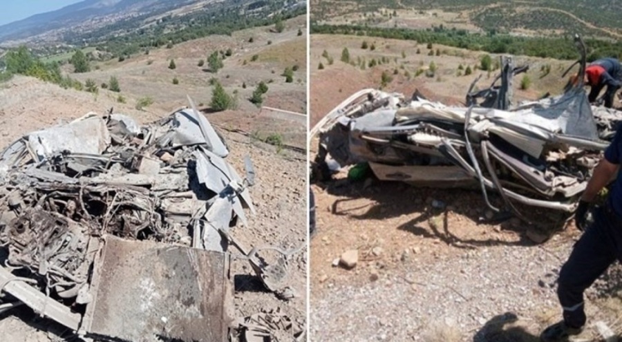 TIR dorsesindeki beton blok, otomobilin üzerine düştü: 1 ölü, 1 yaralı