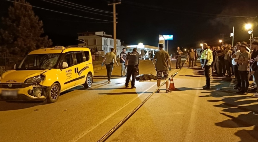 Tokat'ta hafif ticari aracın çarptığı yaya öldü