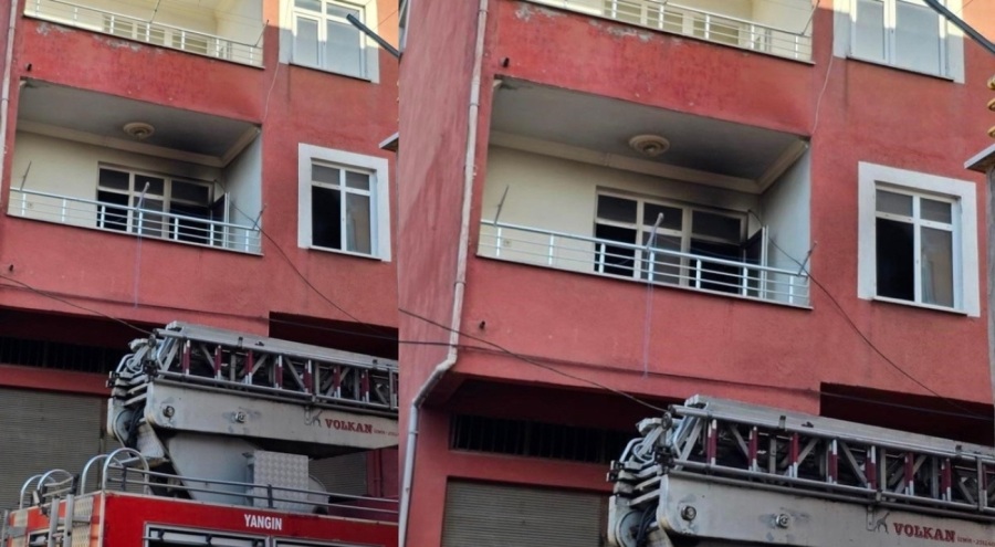 Samsun'da bir evde çıkan yangında aile bireyleri alevlerin arasından çıkartıldı