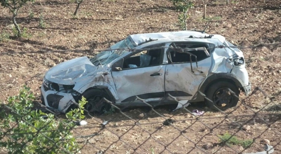 Güvenlik korucularının otomobili şarampole devrildi: 1 ölü, 4 ağır yaralı
