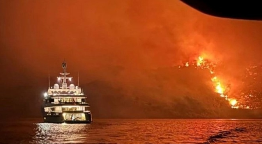 Yunanistan'da orman yangını: 13 kişi gözaltında