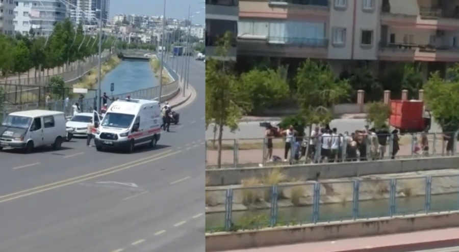 Üzerini temizlemek için suya giren fırın işçisi akıntıya kapıldı