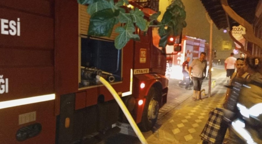 Balıkesir'de korkutan ev yangını